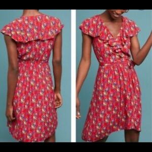 Anthropologie Maeve floral dress size 6